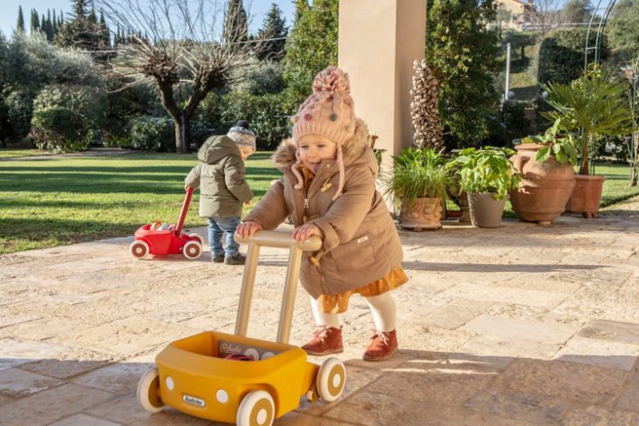 Lauflernwagen Roberto gelb