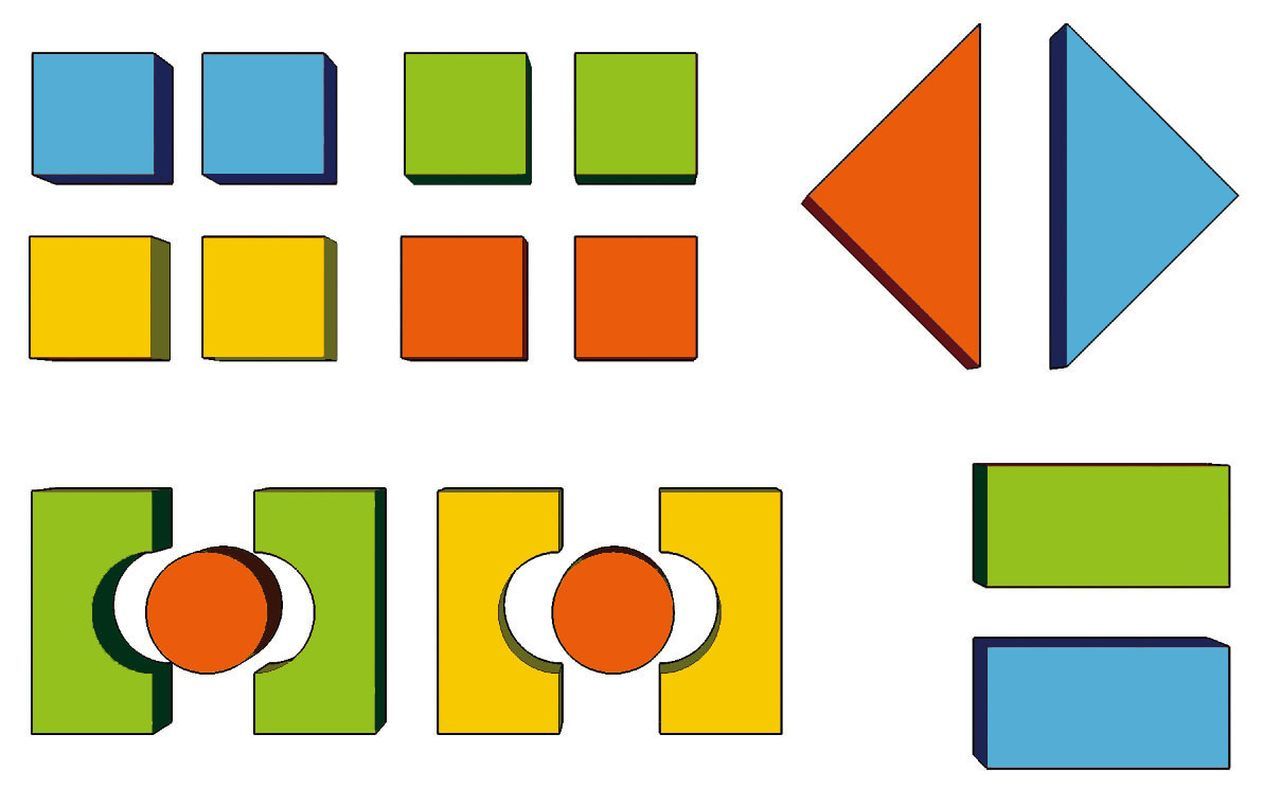 20 tlg Bausteineset MEDI auf Rollwagen inkl. Bezug