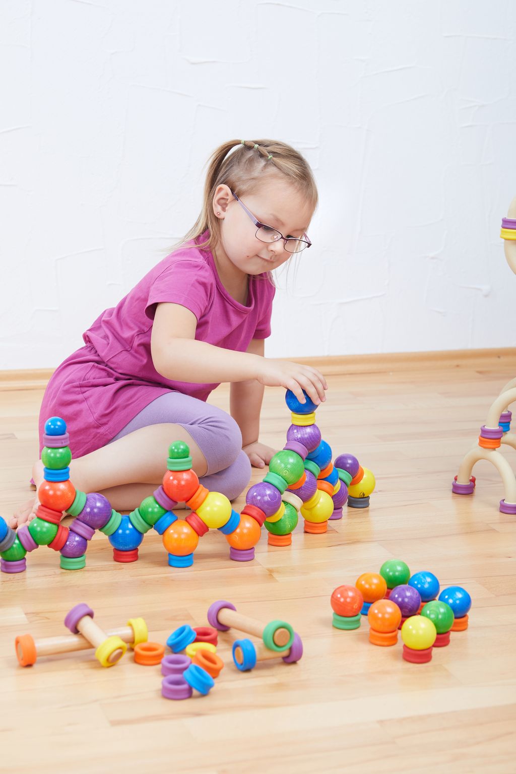 KuKo 5er-Kugel, bunt, 48er-Pack