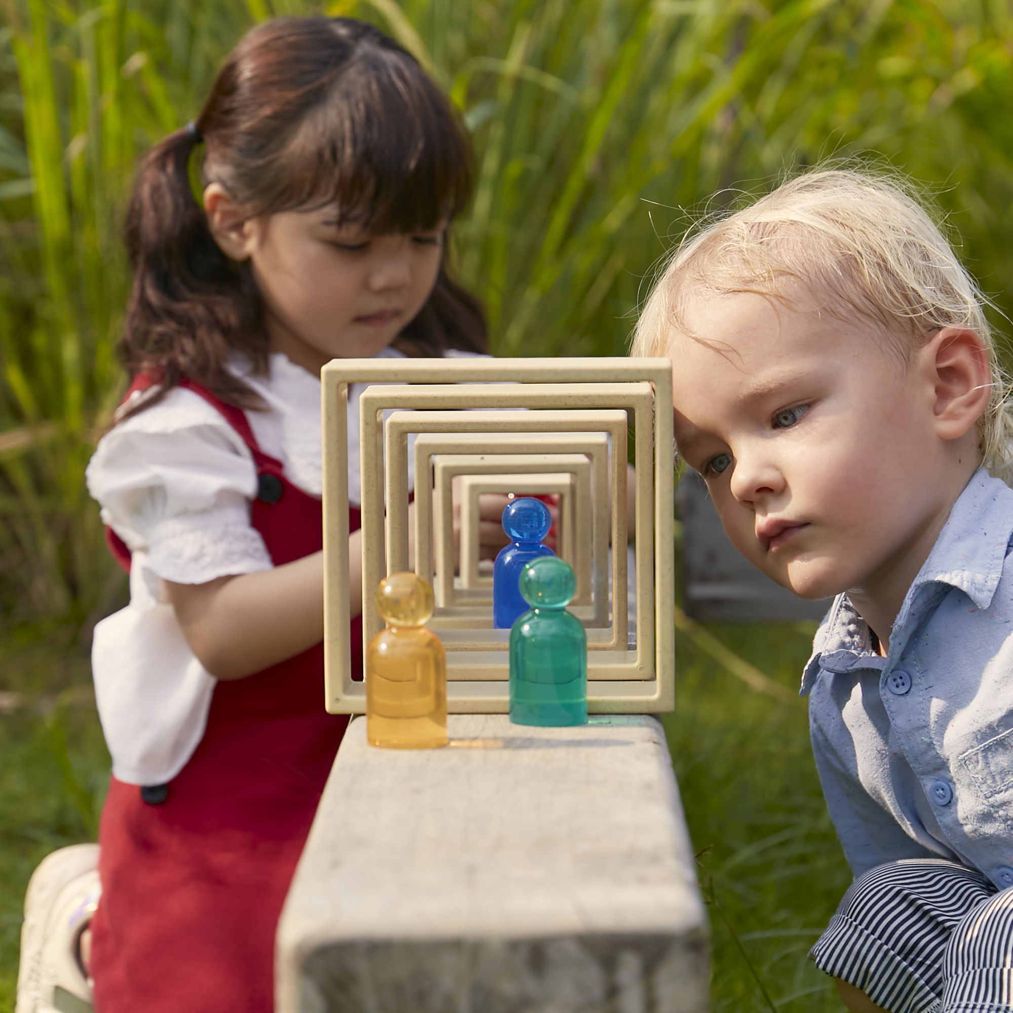 Entdecker Quadrate, natur, 6-tlg.