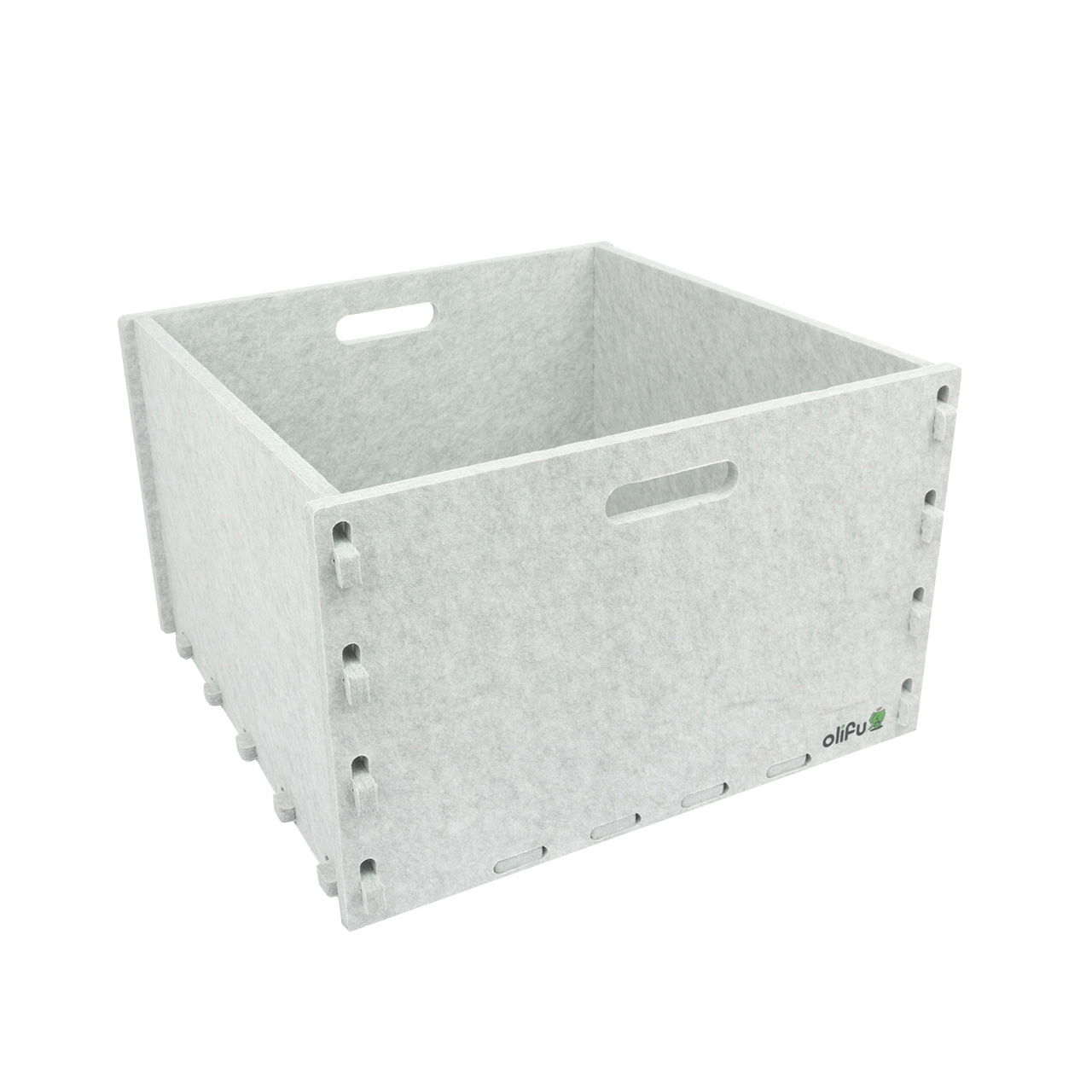 olifu Akustik Aufräumbox, groß, grau