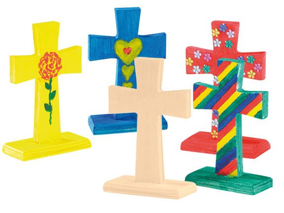 Holzkreuz zum Bemalen
