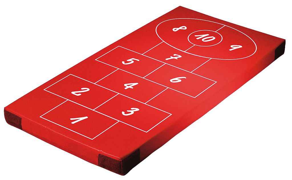 Spielmatte Hüpfkästchen Farbe frei wählbar: