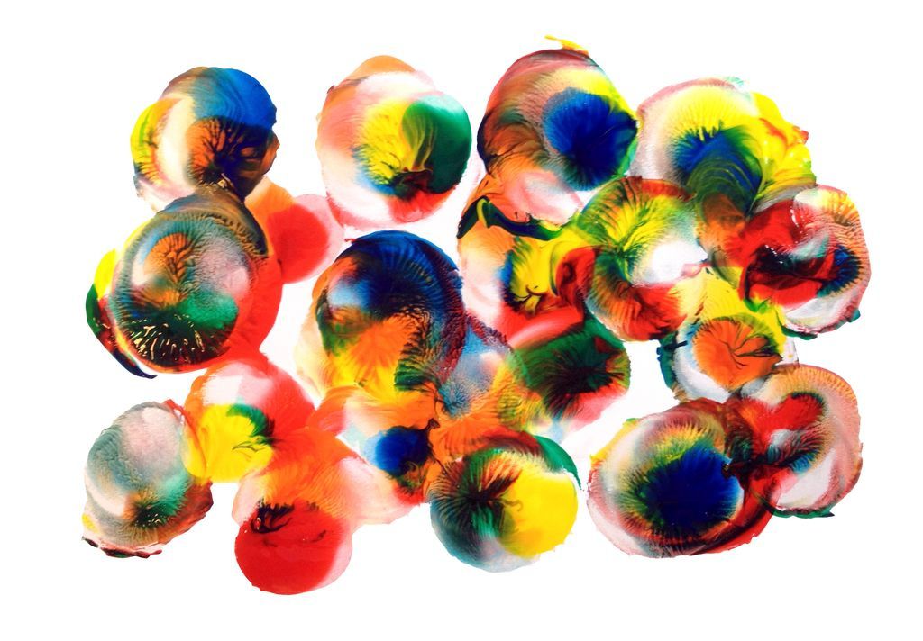 olifu creative Allzweckfarben, 14 versch., je 1 Liter