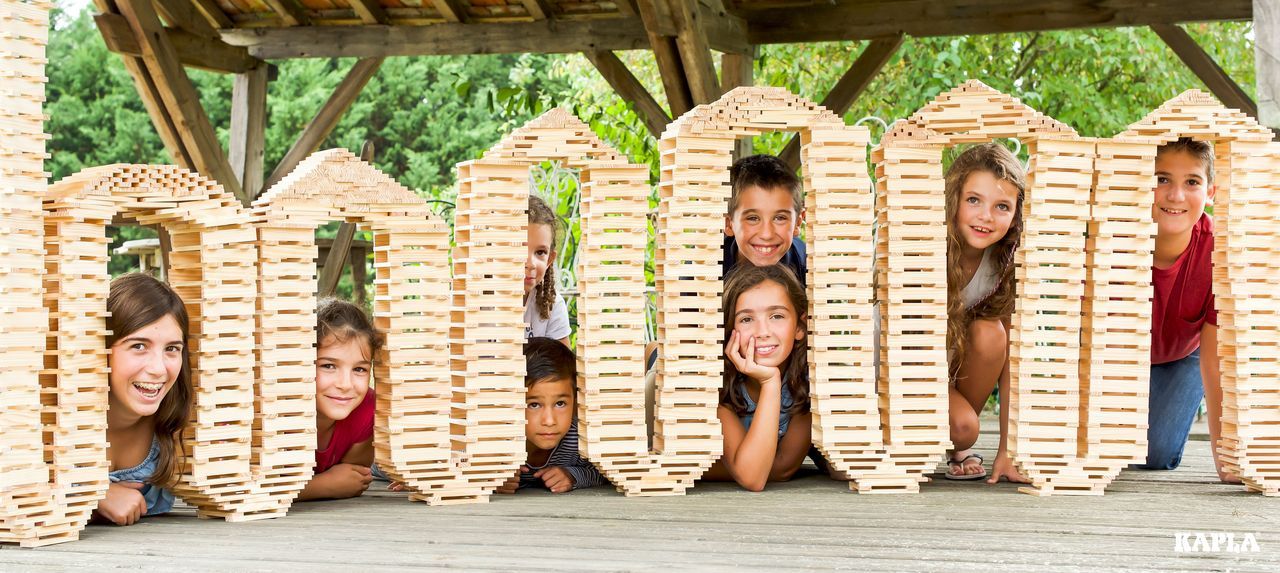 Kapla Baukasten 1.000-tlg. in der Holzbox