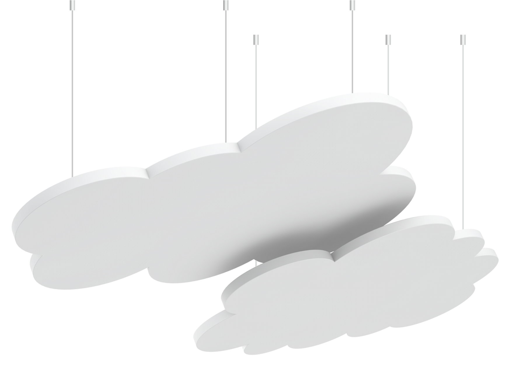 olifu Akustik Befestigungsset für die Decke, 4er Set