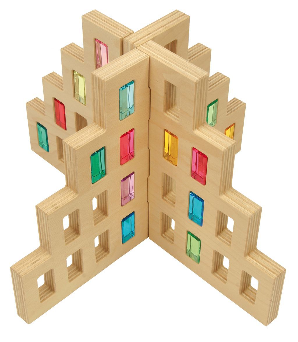 Skyline Set mit Holzkiste 4 tlg.