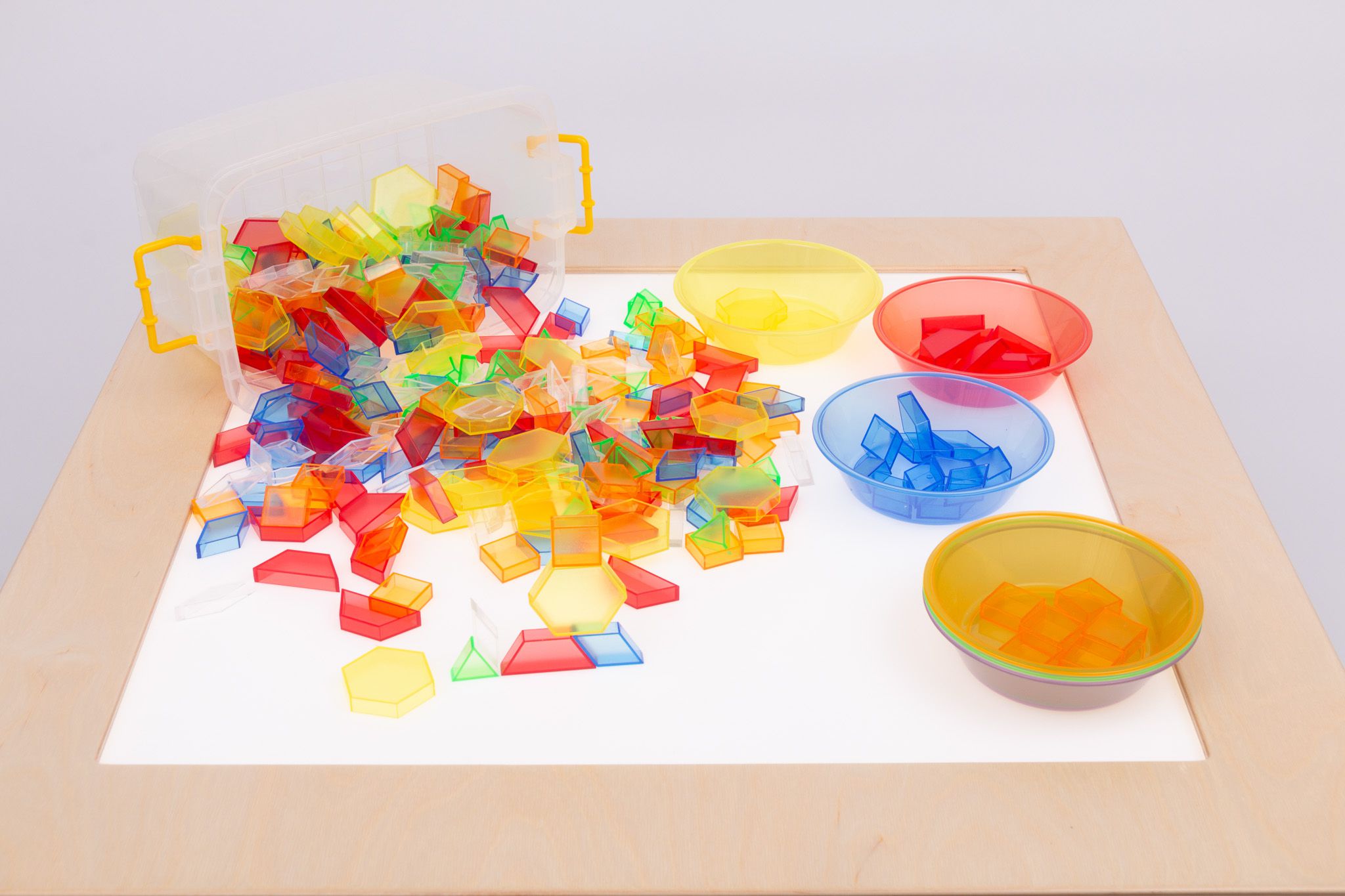 Transluzente Farbsortierschalen, 6-tlg.