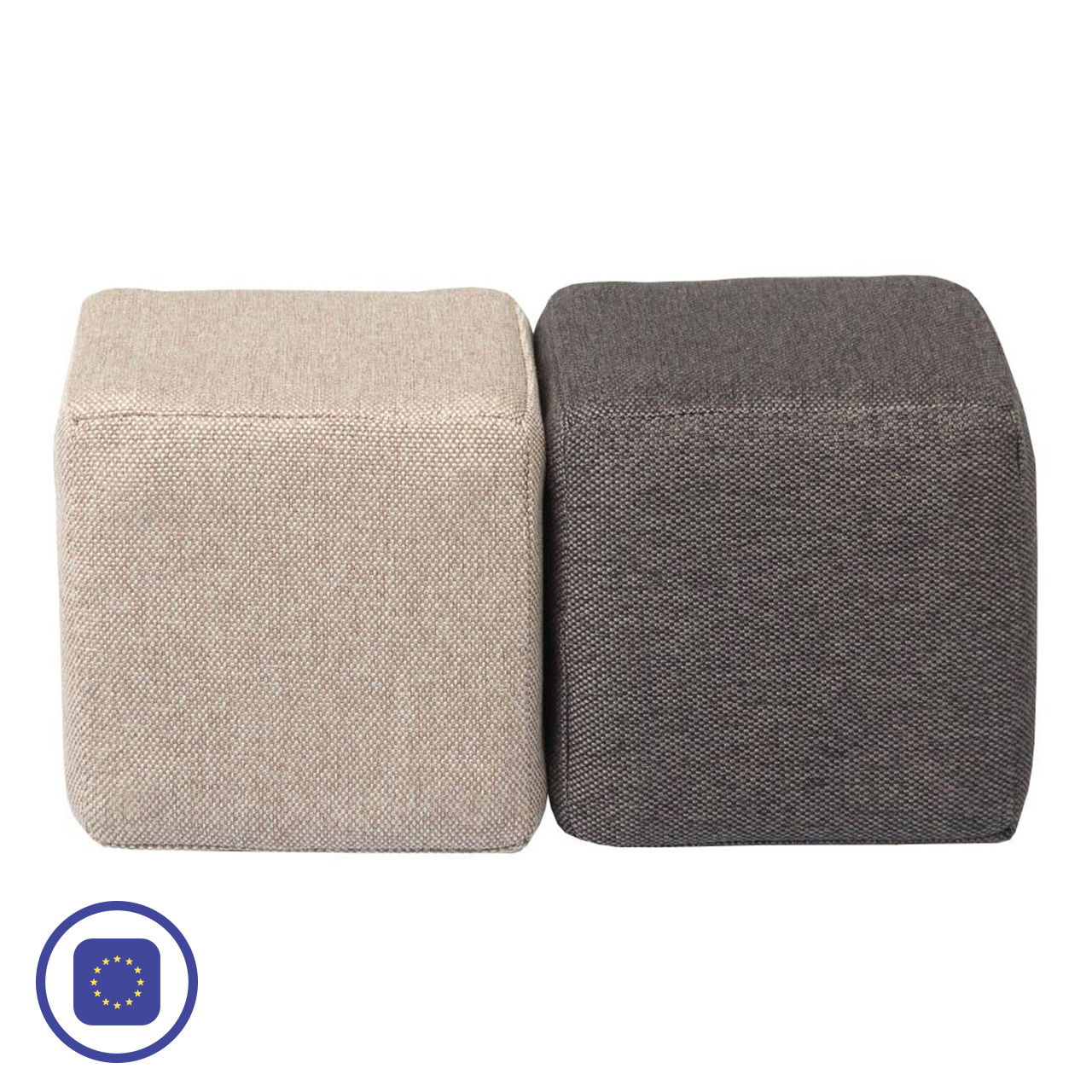 JollyHeap Magnetbausteine 100er Pack, grau/dunkelgrau