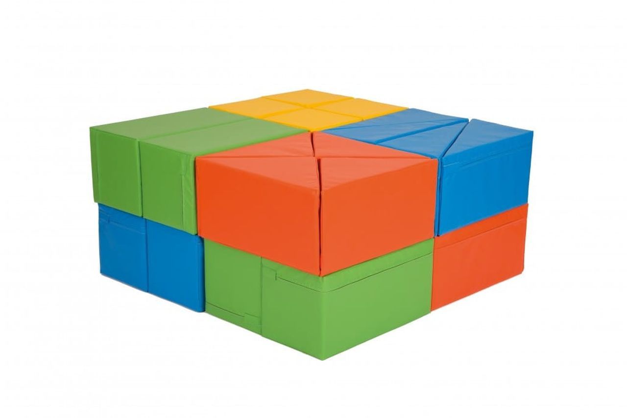 20 tlg Bausteineset MEDI auf Rollwagen inkl. Bezug