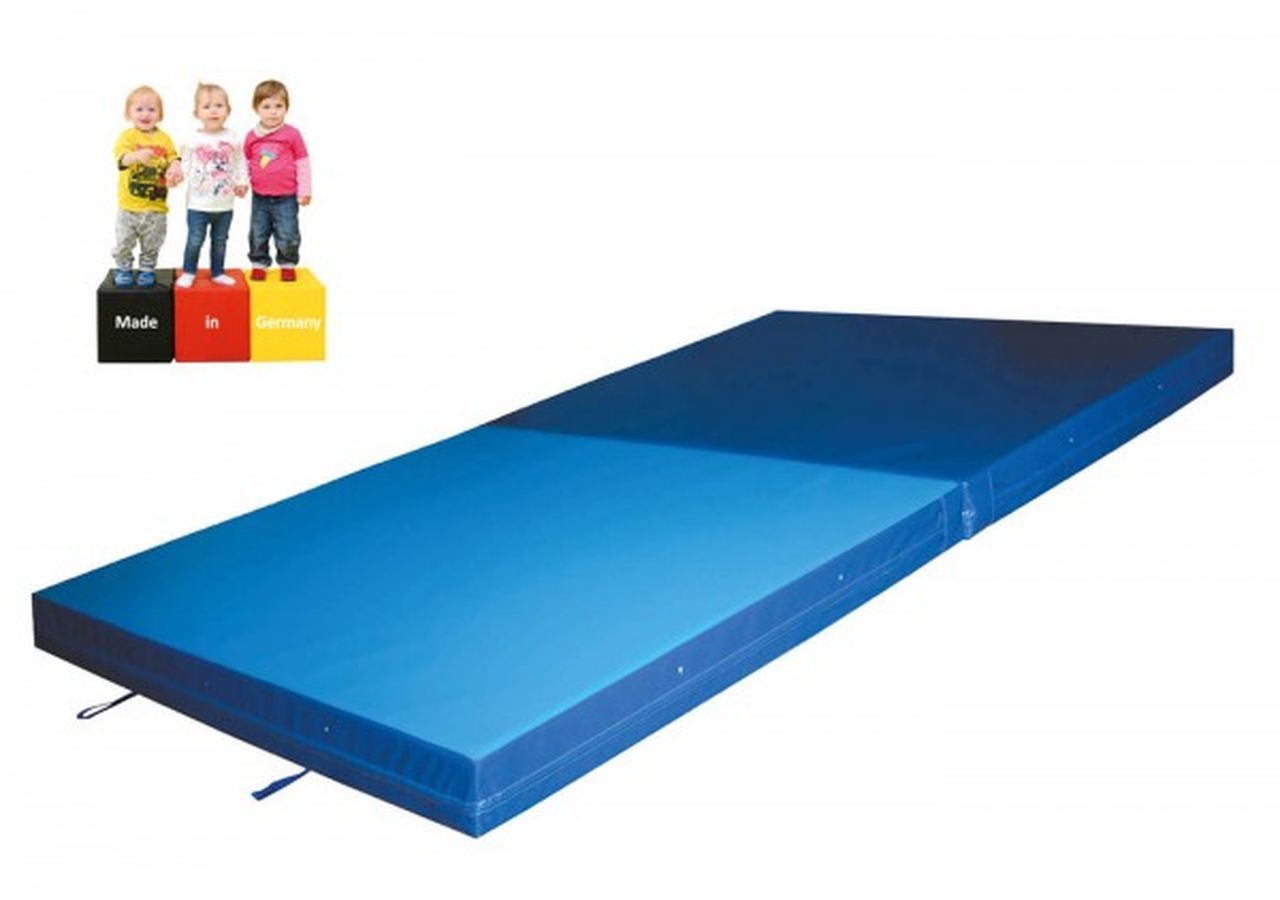 Weichboden-Turnmatte klappbar, mit Trageschlaufen