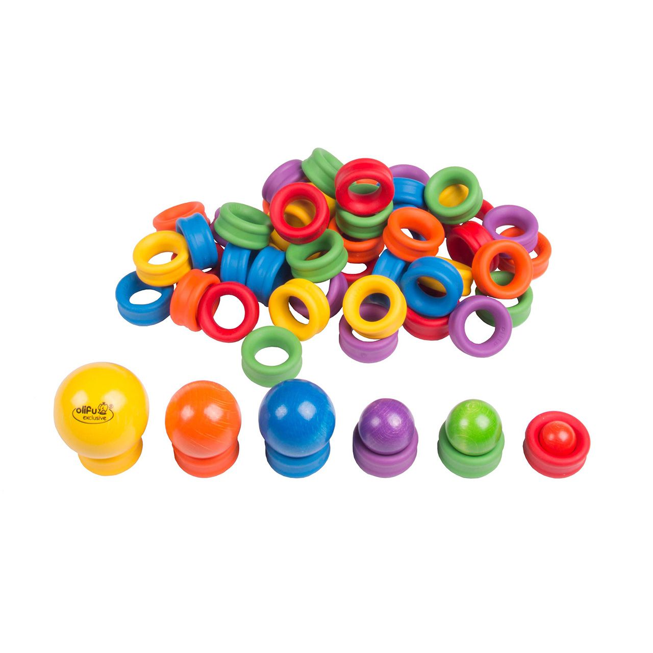 KuKo Ring, bunt, 72er-Pack