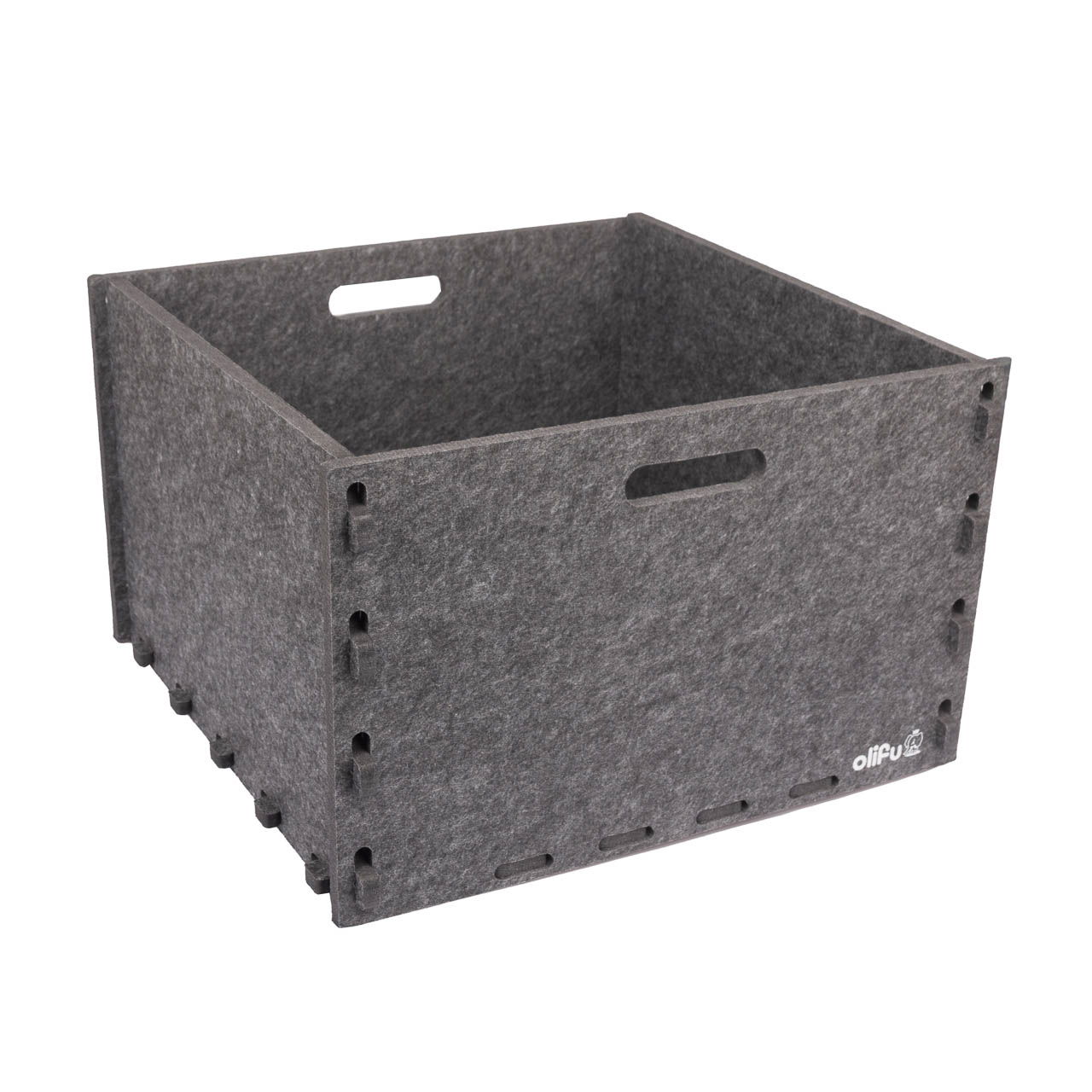 olifu Akustik Aufräumbox, groß, anthrazit