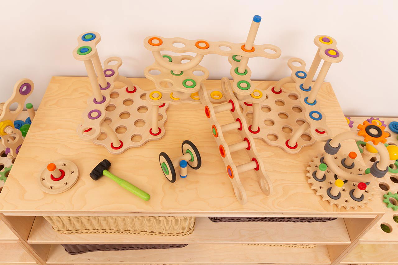 KuKo Stäbe, 3 versch., bunt, 90er-Pack