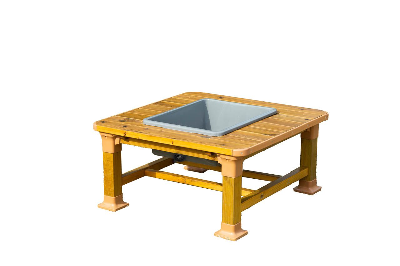 Outdoor-Sand- und Wassertisch quadratisch