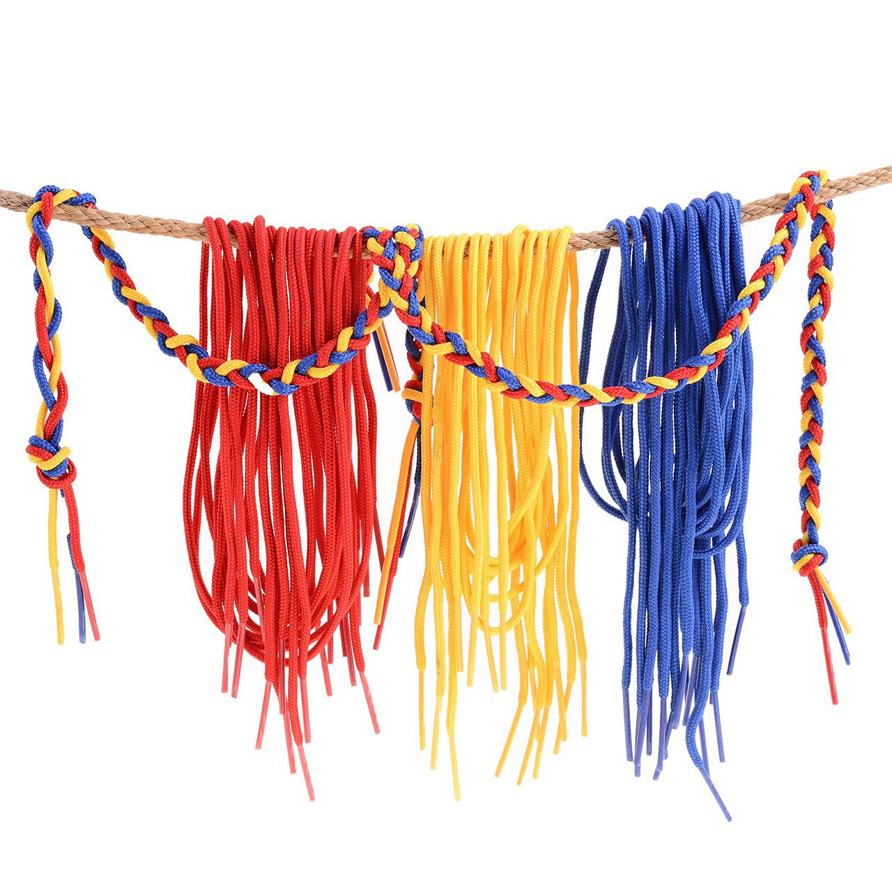 Fädelschnüre, 100 cm, bunt, 30er-Pack