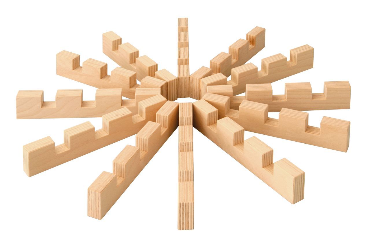 T3-Leisten Set mit Holzkiste 12 tlg.