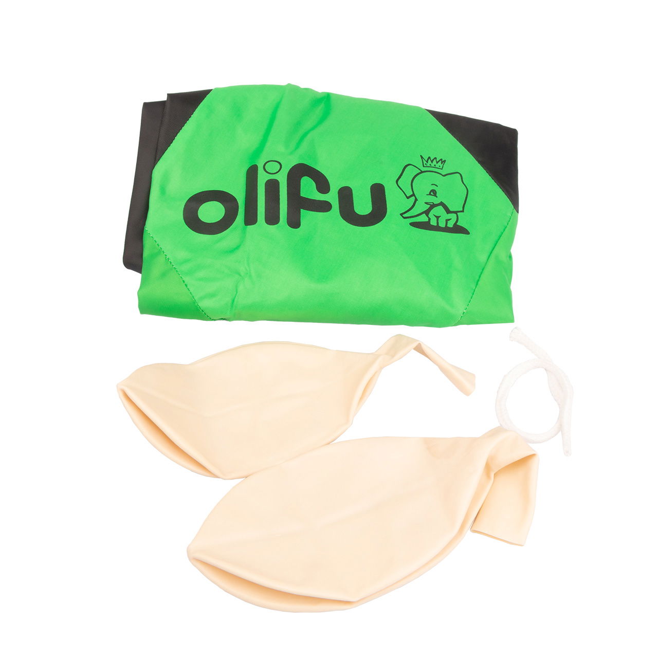 olifu Ballon, groß, 75 cm, mit Ersatzluftballon