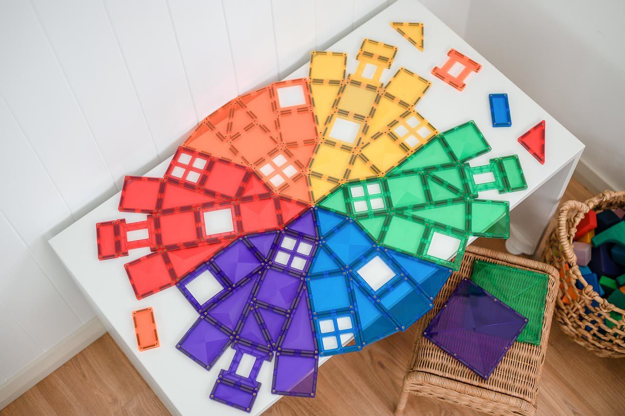 Connetix Creative 102er-Pack, Rainbow