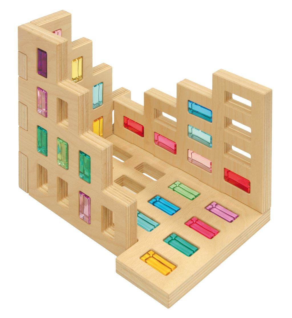 Skyline Set mit Holzkiste 4 tlg.