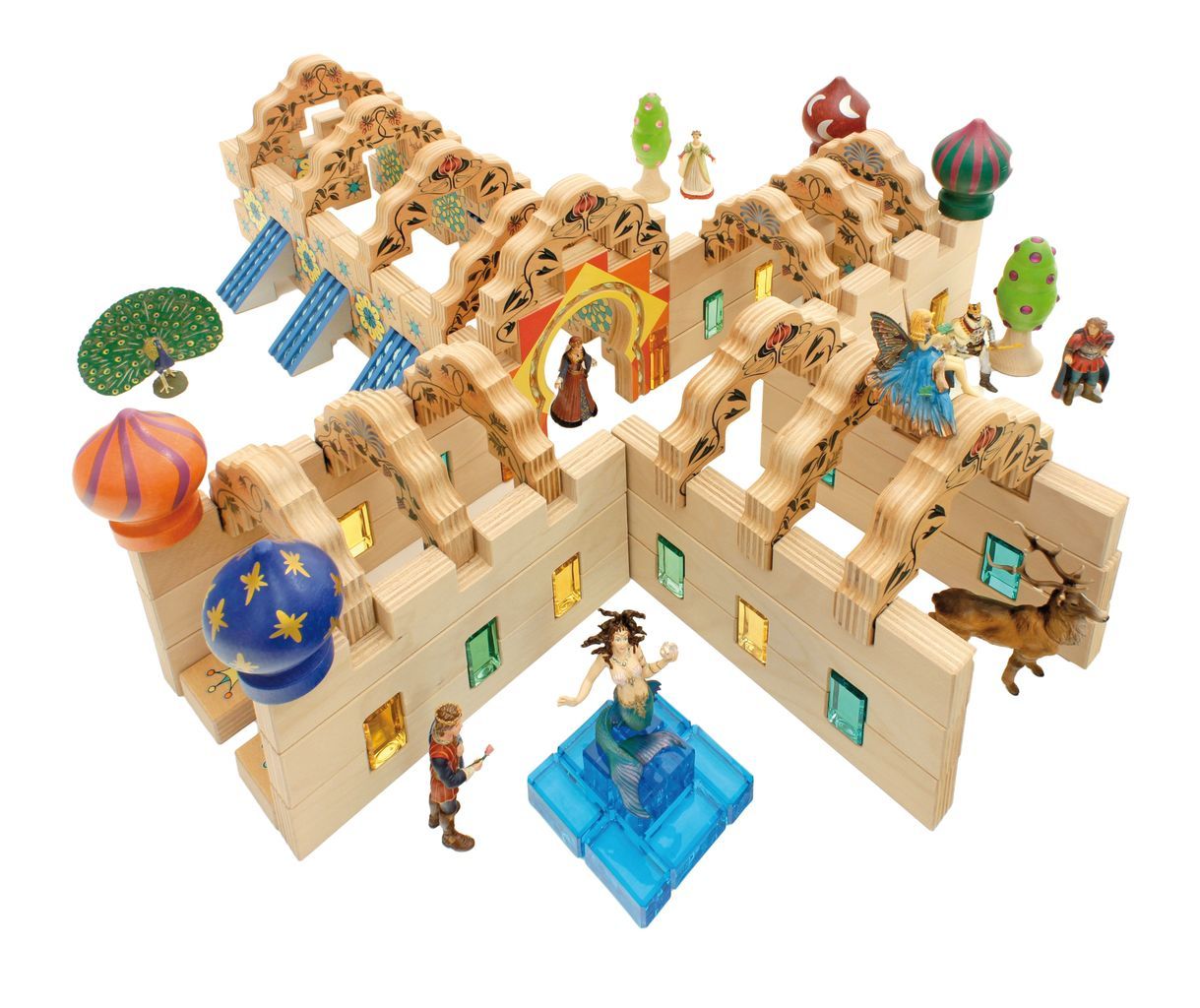 Barock Kuppel Set mit Holzkiste 8 tlg.