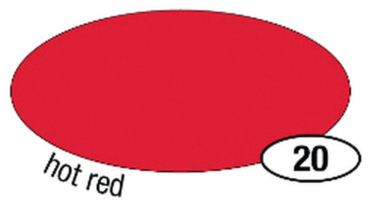 Tonpapier 130g einfarbig, 25 Bg. hochrot