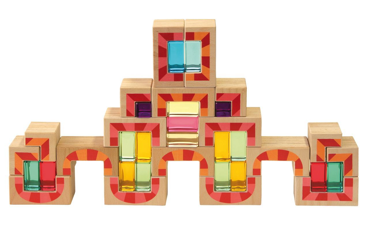 Antik-Fenster Set mit Holzkiste 18 tlg.