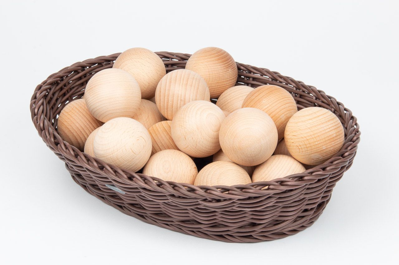 KuKo 5er-Kugel, natur, 24er-Pack