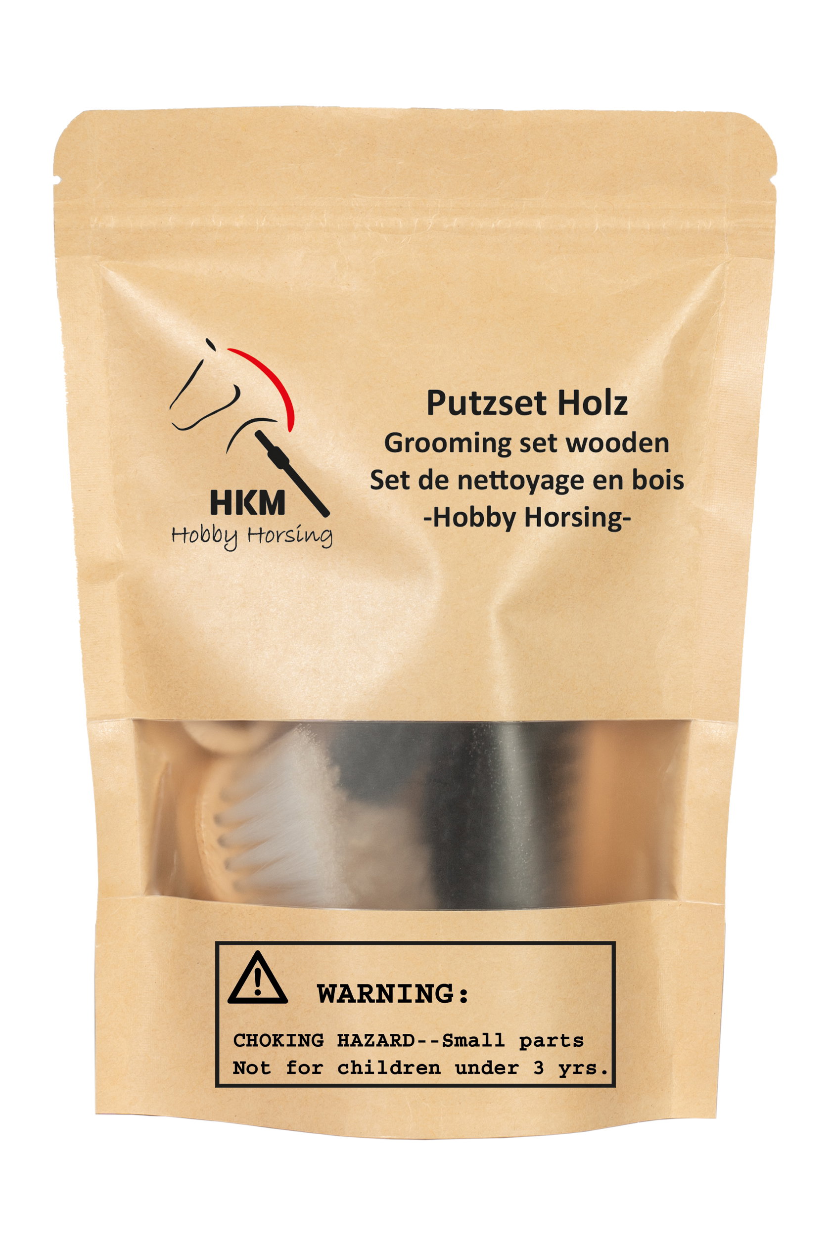 Hobby Horsing Putzset Holz, natur