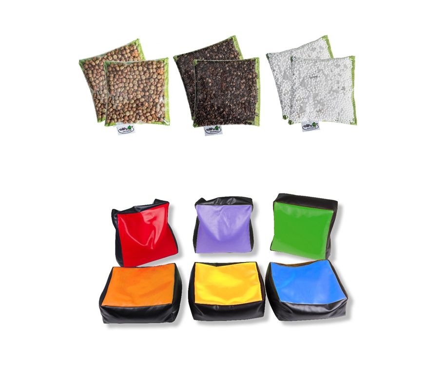 Wahrnehmungskissen-Set B, 6-tlg.