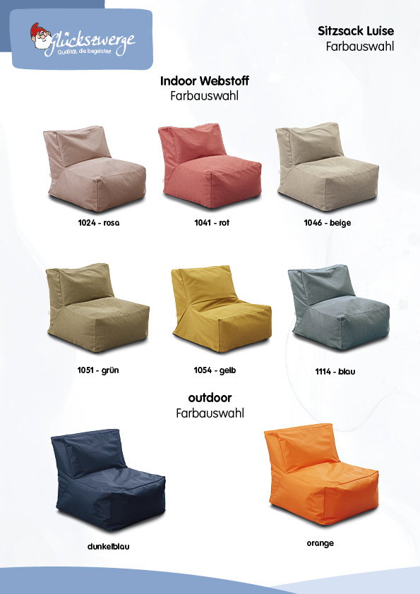 Sitzsack Luise Outdoor, klein