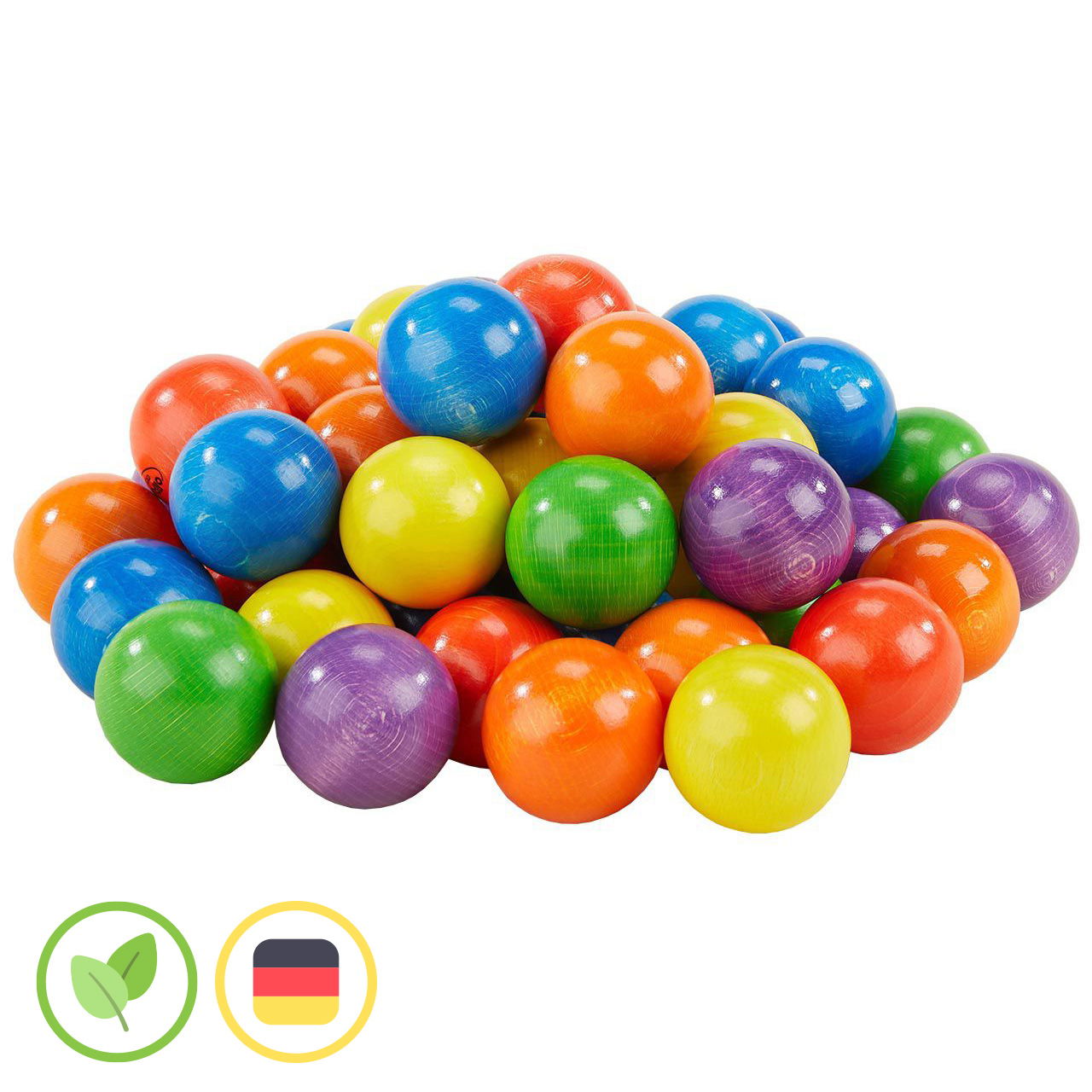 KuKo 5er-Kugel, bunt, 48er-Pack