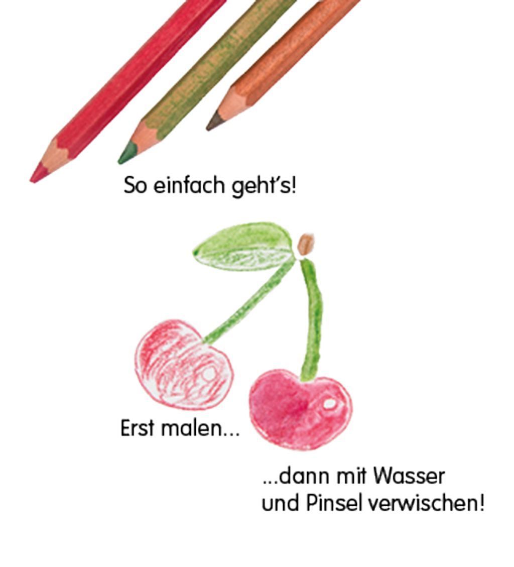 olifu creative Aqua Crayon, gemischt, 18er-Pack