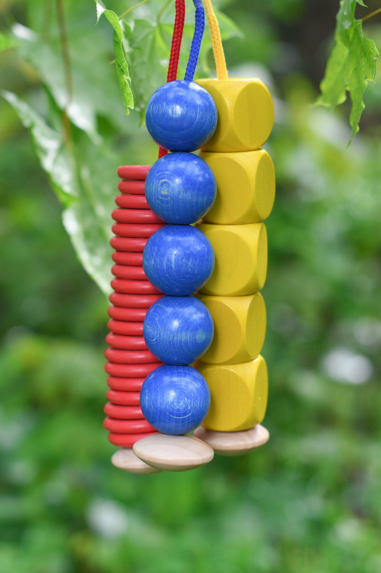 3er-Fädelkugel, bunt, 150er-Pack