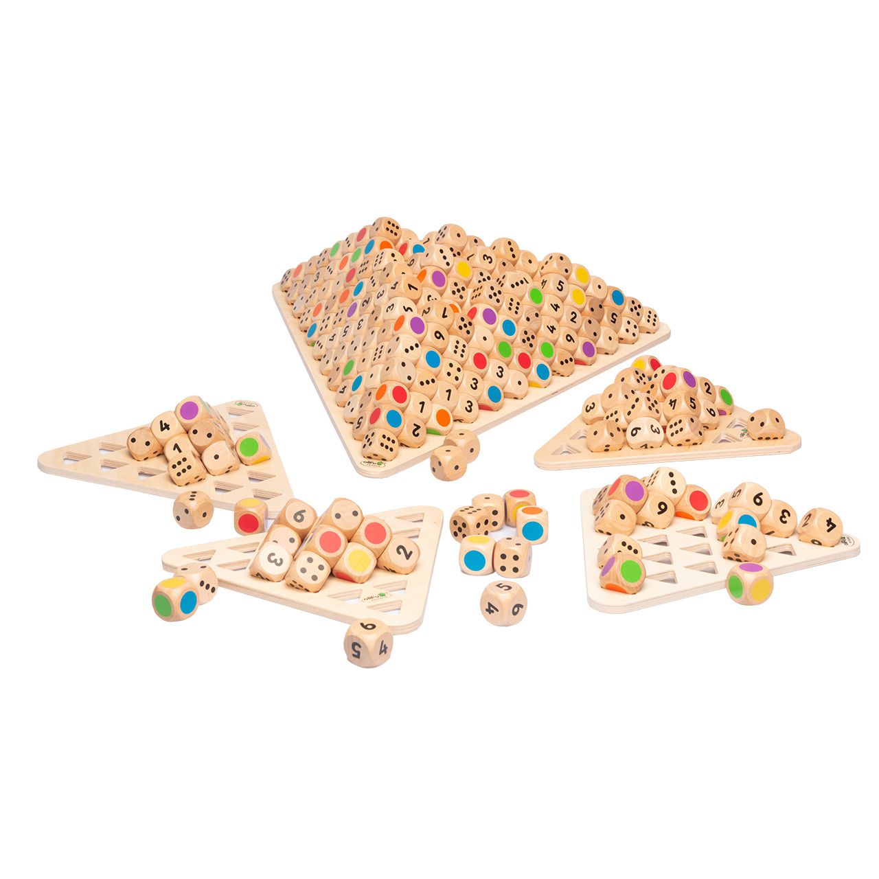 Würfel-Set, 4 versch., 200er-Pack