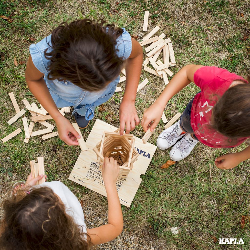 Kapla Baukastenset 280-tlg. in der Holzbox