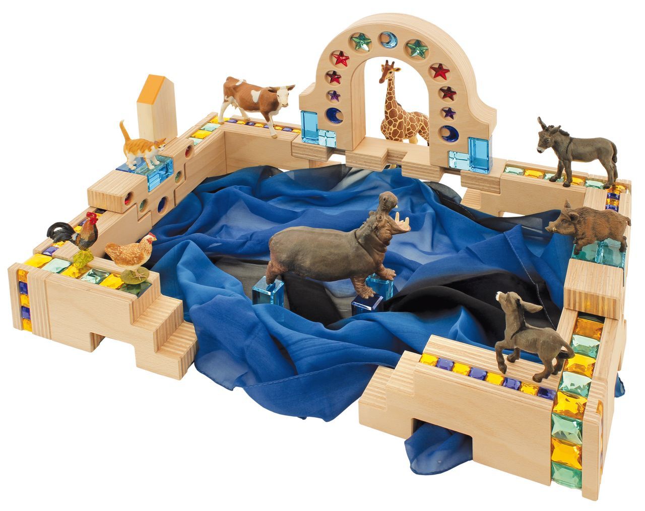 Smaragd-Winkel Set 4 tlg.