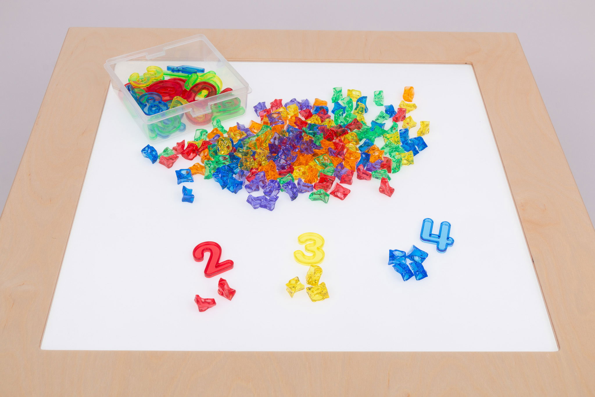 Transparente Zahlen, 30er-Pack