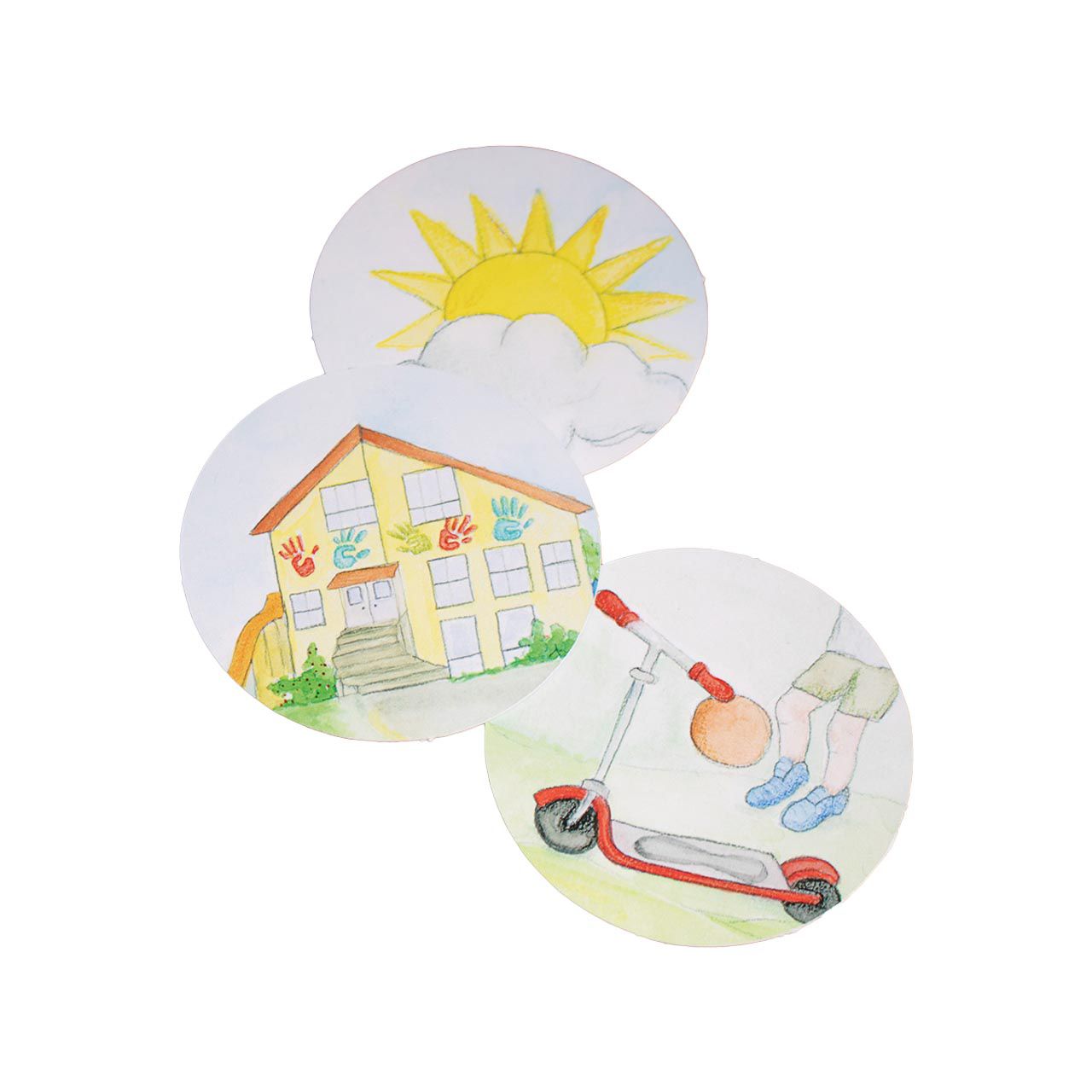 Tagesablaufkarten 96-tlg.  für Farbkreis