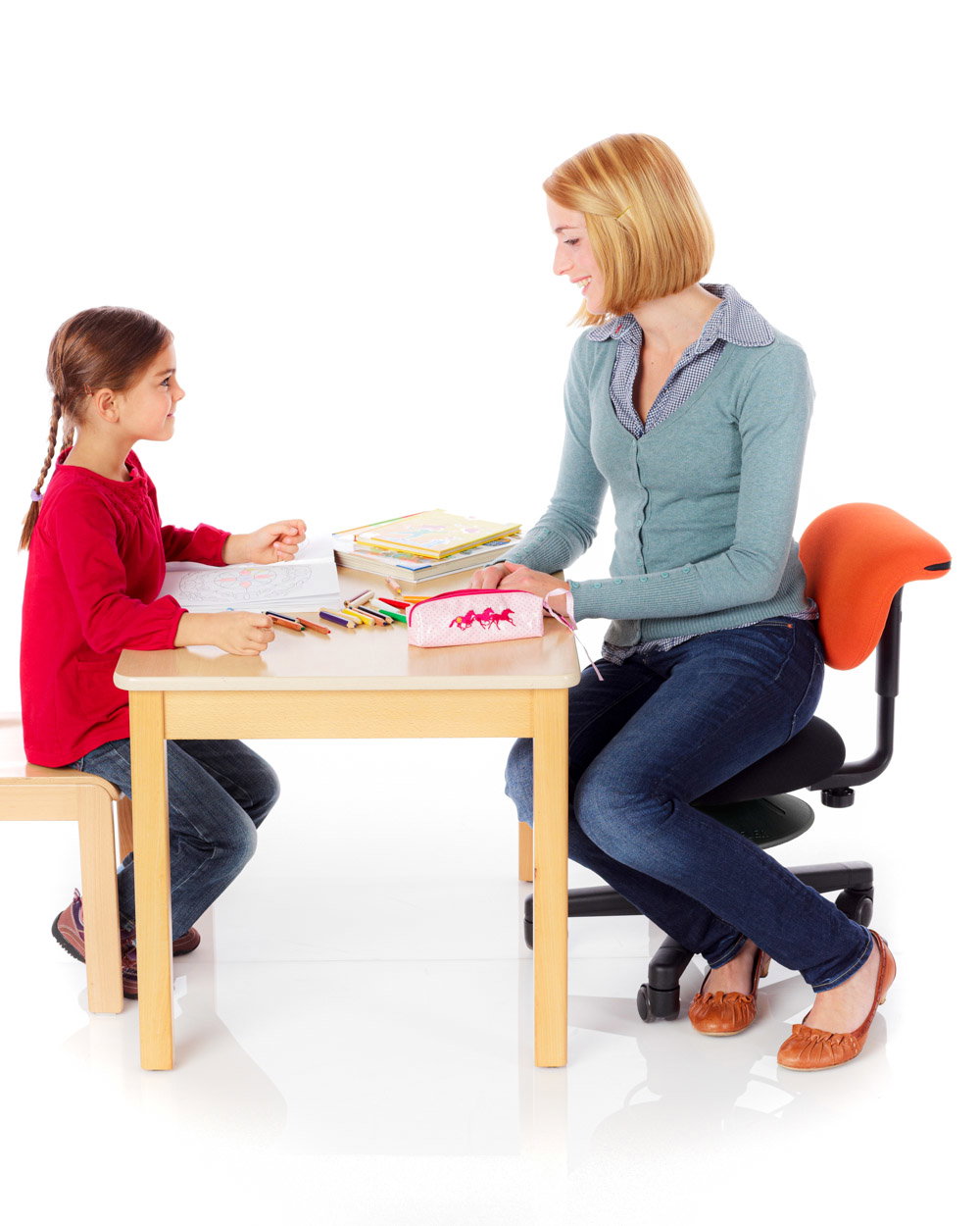 Chairgo smoover Midi, Sitzfläche 37 cm, Sitz höhenverst. 32-38 cm, Rückenlehne verstellbar