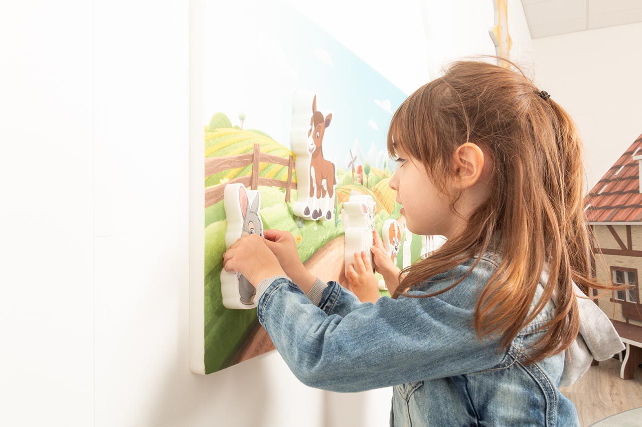 olifu Akustik Wandbild Bauernhof, klein