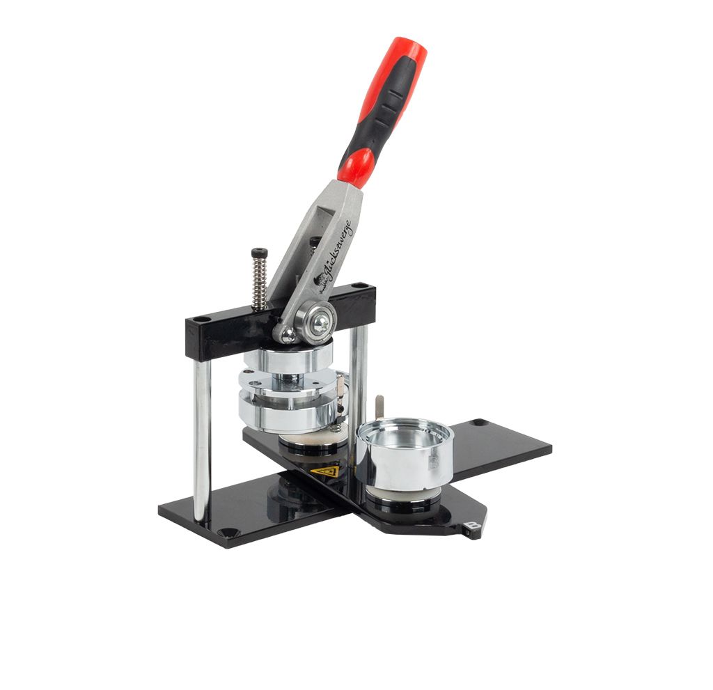 Stanzbuttonmaschine Easy ohne Einsatz