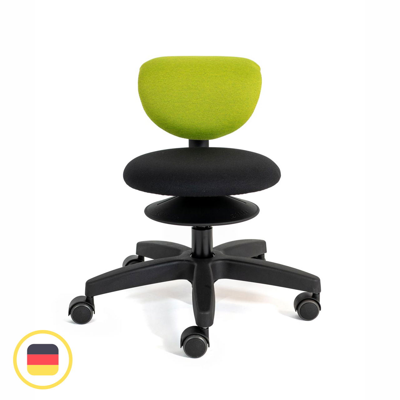 Chairgo smoover Midi, Sitzfläche 37 cm, Sitz höhenverst. 32-38 cm, Rückenlehne verstellbar