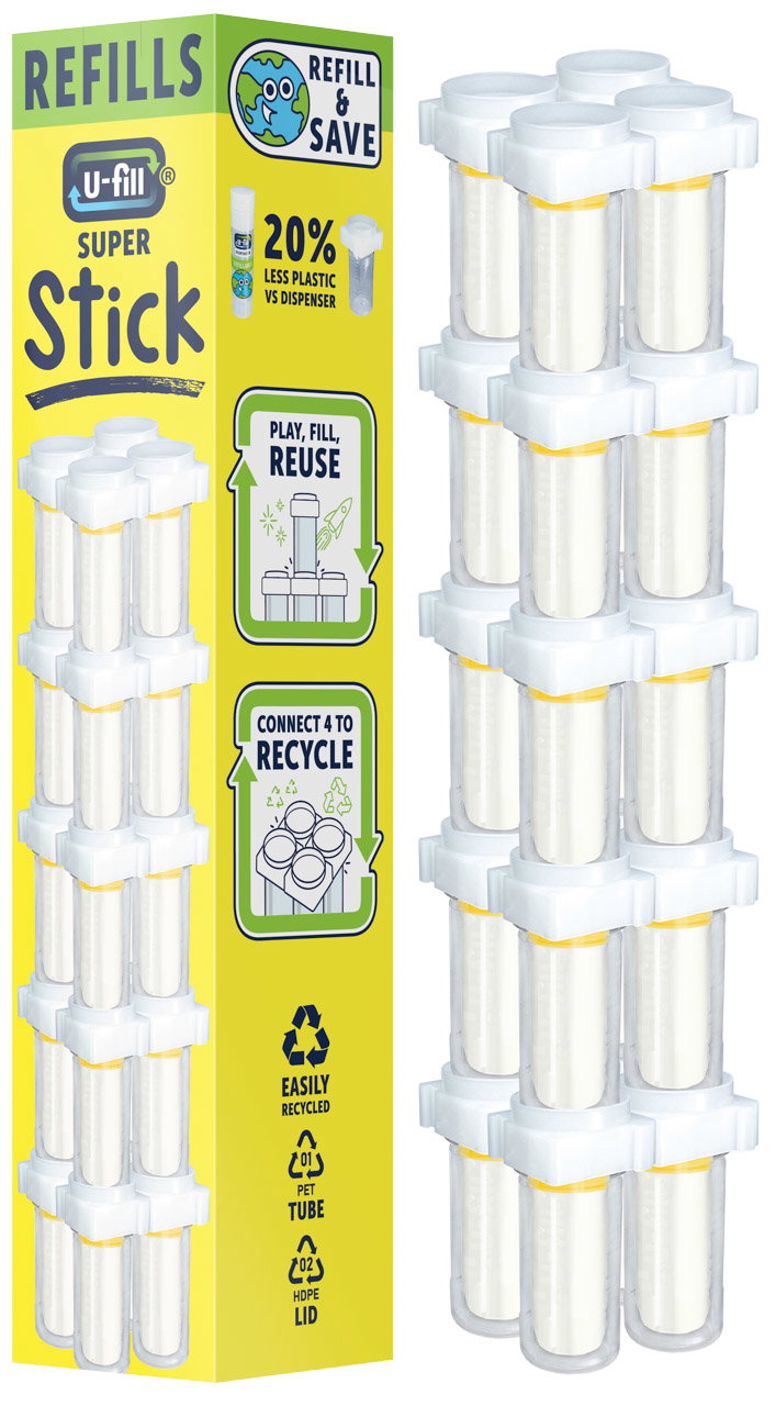 Super Stick Ersatzfüllungen 21g, 20er-Pack