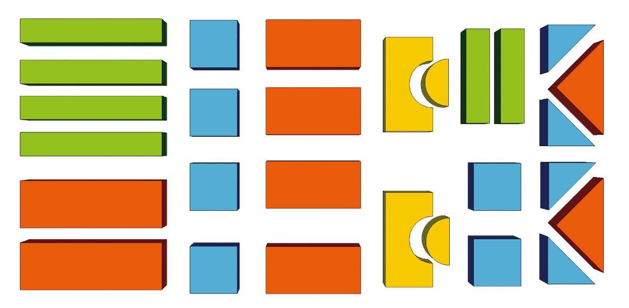 Bausteineset Mini 28 tlg.