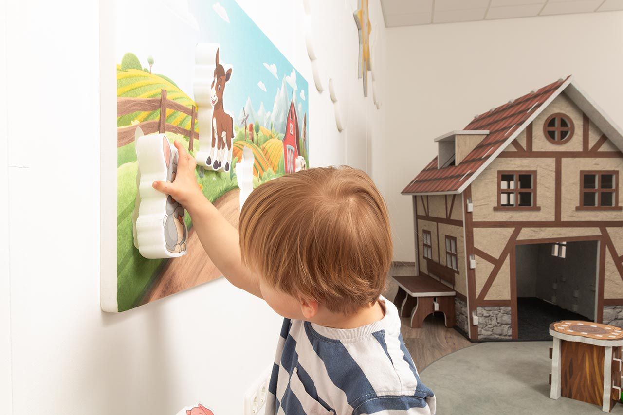 olifu Akustik Wandbild Bauernhof, klein