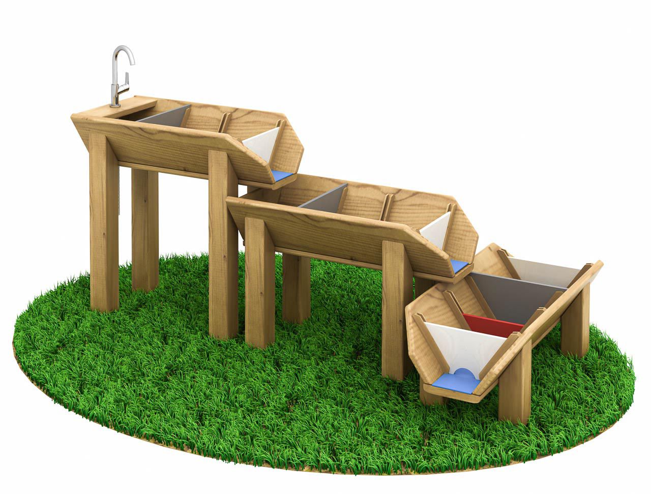 Outdoor Wasser-Matschanlage "Staudamm"