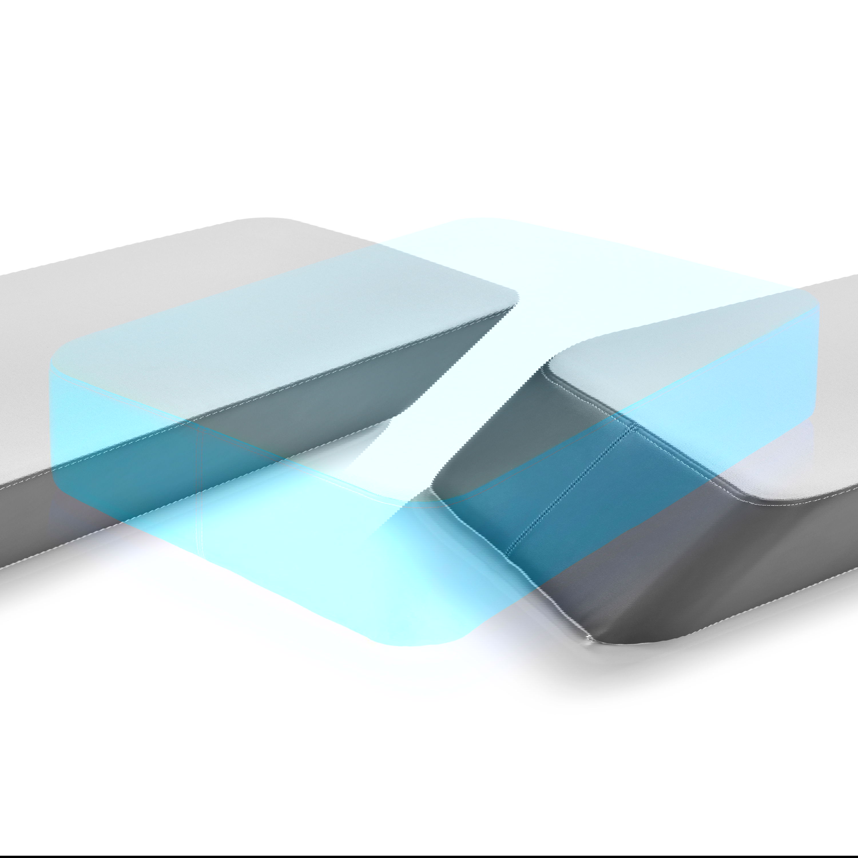 olifu Hüpfpolster XL, Indoor, mint-aqua/peacock