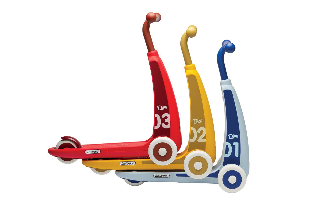 Italtrike Dino, Kleinkind-Roller, hellblau