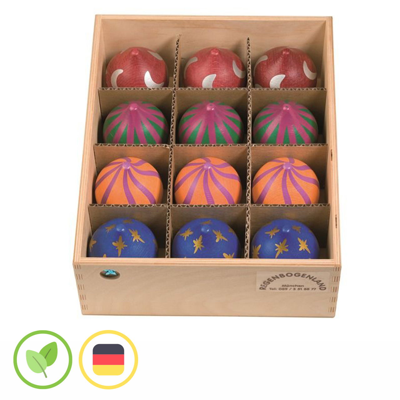 Zwiebeltürme Set mit Holzkiste 12 tlg.